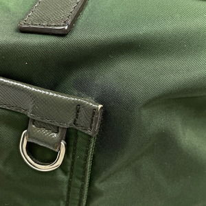 Prada Shoulder Bag Green Nylon